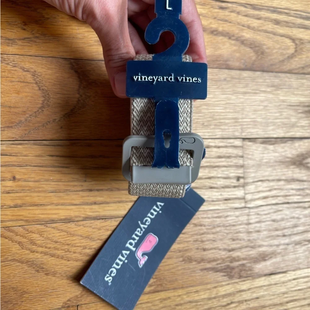 NEW Vineyard Vines D Ring Belt Tan Multiple Sizes NWT